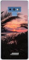 Samsung Galaxy Note 9 Hoesje Transparant TPU Case - Pretty Sunset #ffffff