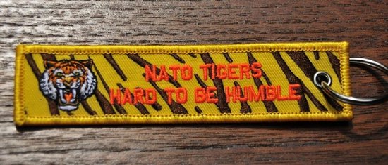 NATO Tigers - Hard to be Humble sleutelhanger