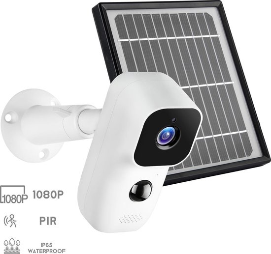 Beveiligingscamera - 100% draadloze Camera - wifi Camera - oplaadbaar  met... | bol.com