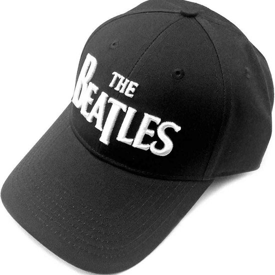 The Beatles - Drop T Logo Baseball pet - Zwart