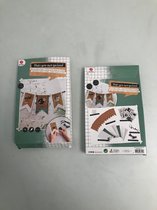 2 mooie slinger knutsel pakjes. groen