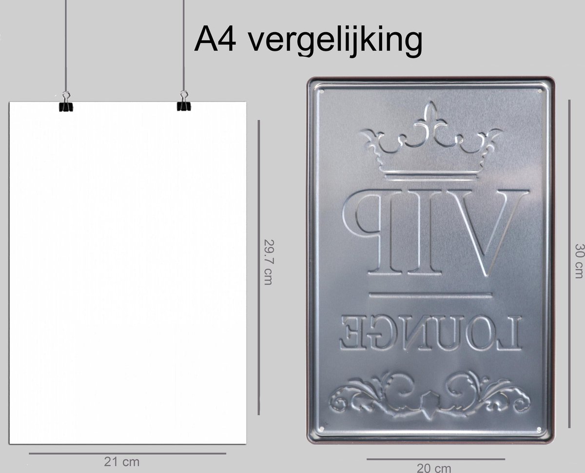 CREATCABIN Koffie Tinnen Bord Vintage Metalen Borden IJzer Schilderij Retro Plaque Poster Voor Keuken Café Pub Garage Decoratie, 20 x 30 cm