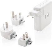 Xd Collection Wereldstekker 8 X 8 Cm Abs Wit