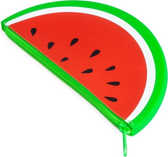 Bekentenis Productie helder Balvi Etui Watermeloen 19,5 X 10 Cm Siliconen Rood/groen | bol.com