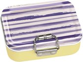 Moses Mini-bureaubox Strepen Staal Geel/blauw/wit 7-delig