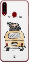 Samsung A20s hoesje siliconen - Let's get lost | Samsung Galaxy A20s case | multi | TPU backcover transparant