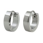 Kaisa Jewelry Zilverkleurige oorringen - stainless steel - Classic