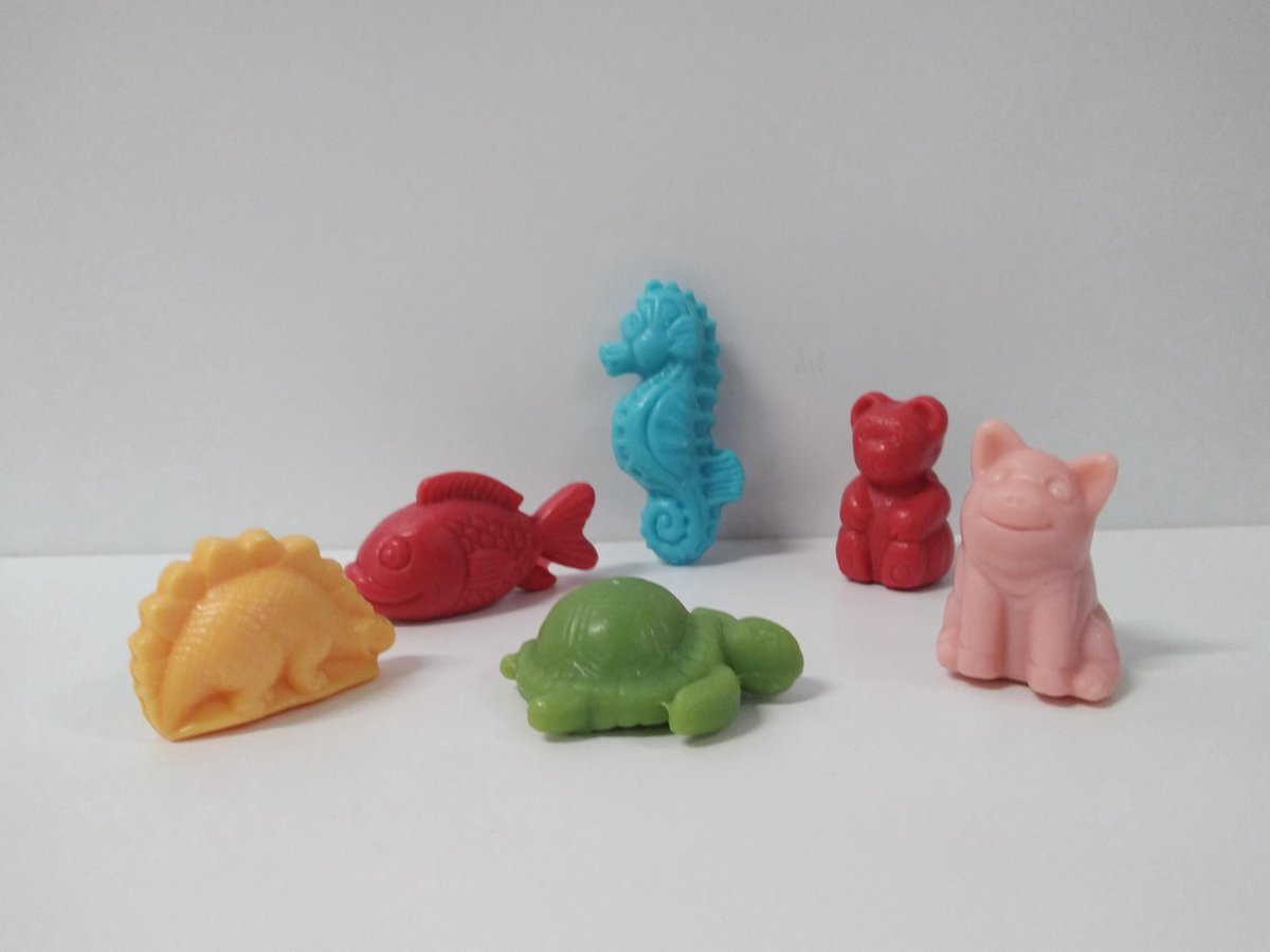 Goedkoopste Set van 6 fantasie zeepfiguurtjes