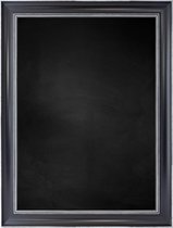 Zwart Krijtbord met Polystyrene Lijst - Zwart - 61 x 81 cm - Lijstbreedte: 55 mm - Diep
