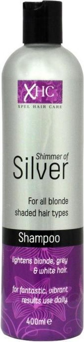 XHC Silver Shampoo voor Alle Blond- & Grijstinten - XL Formaat 400 ml