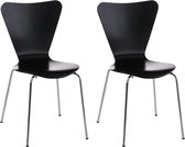 CLP Calisto 2x Bezoekersstoel zwart