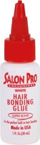 Salon Pro - Anti-Fungus White Hair Bonding Glue 30 ml - Hair extensions - Extensions - Braids - Haarlijm - Wit - Pruiken - Pruiken lijm - Weave - Pruiken dames echt haar - Haarstuk