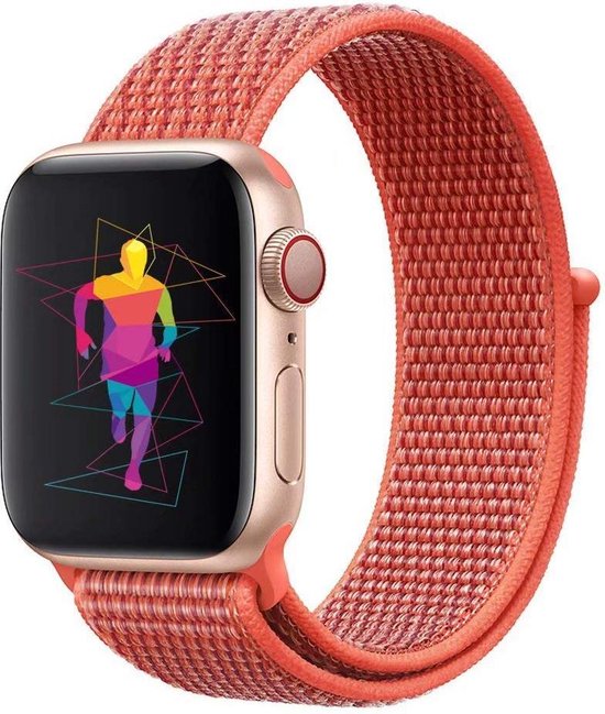 YONO Nylon Bandje geschikt voor Apple Watch - 42 mm - 44 mm - Luxe Stoffen  iWatch | bol.com