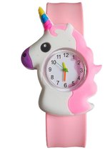 Kinderhorloge - Slap On Mini - Eenhoorn - Roze - Unicorn Horloge voor kids / kinderen horloge