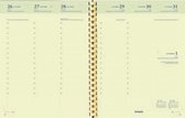 Brepols Agendavulling Brepols 2022 - Timing Creme Papier 6-talig ( 17cm x 22cm)