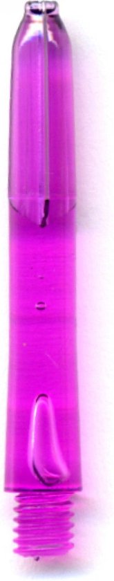 Afbeelding van het spel 5 sets (15 stuks) Deflectagrip shafts GLO Purple Short 35mm
