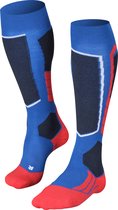 FALKE SK2 warm dik wol functioneel materiaal skisokken heren blauw - maat 44-45