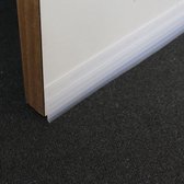 Rori - Aanpasbare Tochtstopper - Zelfklevende tochtstrip voor deuren - Transparant - 100 cm x 5 cm