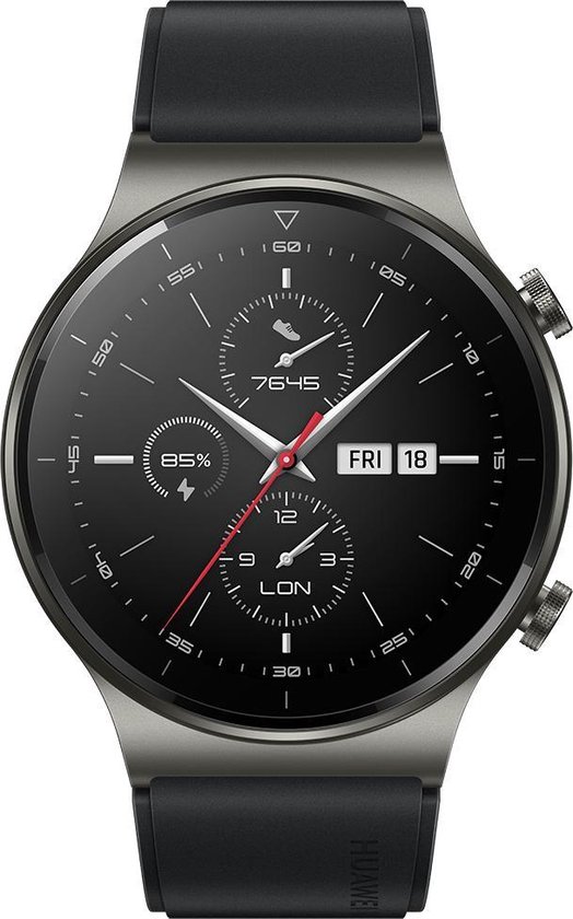 Huawei Watch GT 2 Pro - Smartwatch - Zwart