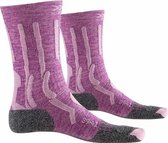X-socks Chaussettes de Chaussettes de marche Trek X Laine / nylon Violet / gris Taille 35/36
