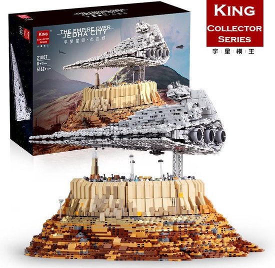 lego star destroyer over jedha