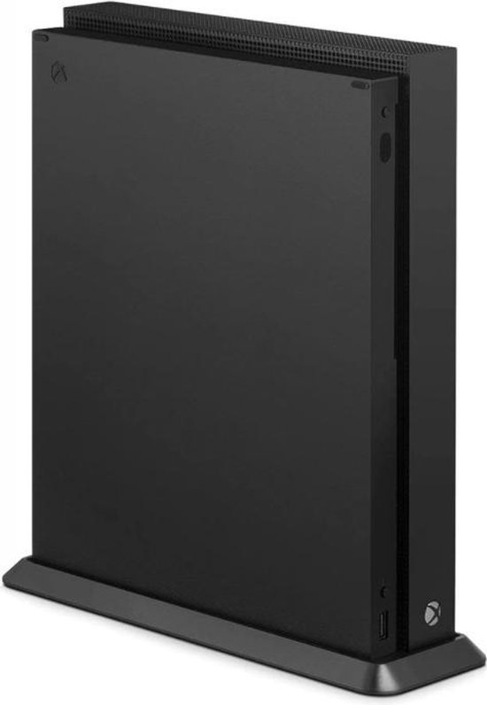 Premium Verticale Standaard Geschikt Voor Xbox One X - Anti Slip Dock Stand Met Ingebouwde Ventilatie Openingen - Zwart - Merkloos
