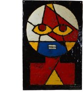 Metaal Schilderij van Olievaten – Paul Klee – Senecio – 2