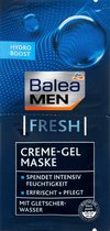Balea MEN Gezichtsmasker Fresh - Hydro Boost - hyaluronzuur - crème gelmasker - Gezichtsverzorging (16 ml)