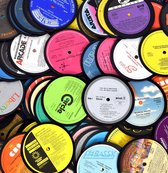 10 Sous-verres fabriqués à partir de vrais disques vinyle
