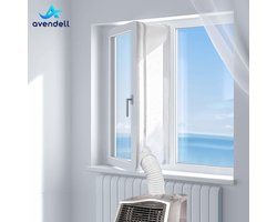 Airco Raamafdichtingskit – Mobiele Airco – Houdt Warmte en Insecten Buiten – Sneller Koel – Draaikiepraam – 400 cm