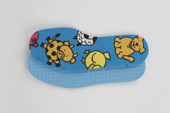 Foto: Debe kids soft n fresh inlegzolen maat 29 katoen latex diertjes back to school jongens meisjes kinderen
