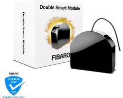 FIBARO Double Smart Module - Potentiaalvrije schakelaar - Z-Wave Plus