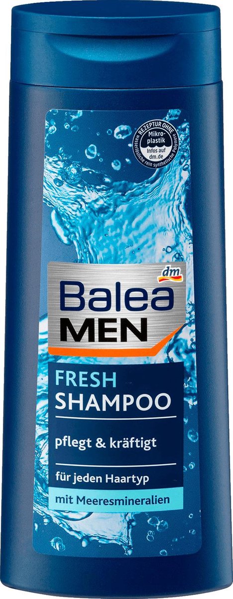 Balea MEN Shampoo Fresh - met zeemineralen - voor elk haartype (300 ml)