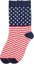 Fun sokken 'Amerikaanse vlag' (91082)