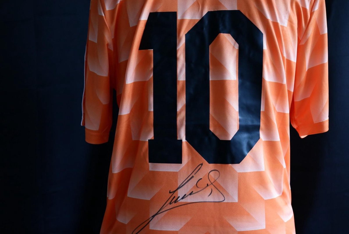 ademen reputatie psychologie Ruud Gullit gesigneerd Nederland EK'88 shirt | bol.com