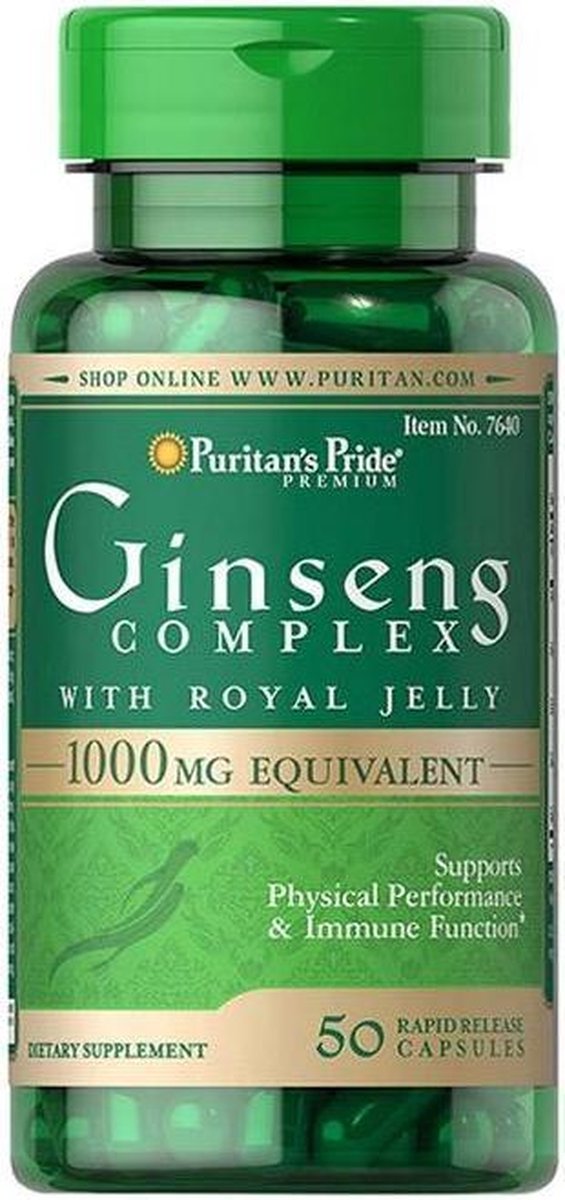 Puritan's Pride Ginseng 1000 mg 50 Capsules 7640