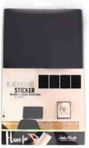 Rechthoekige Blackboard Stickers set van 4 stuks 30 x 21 cm