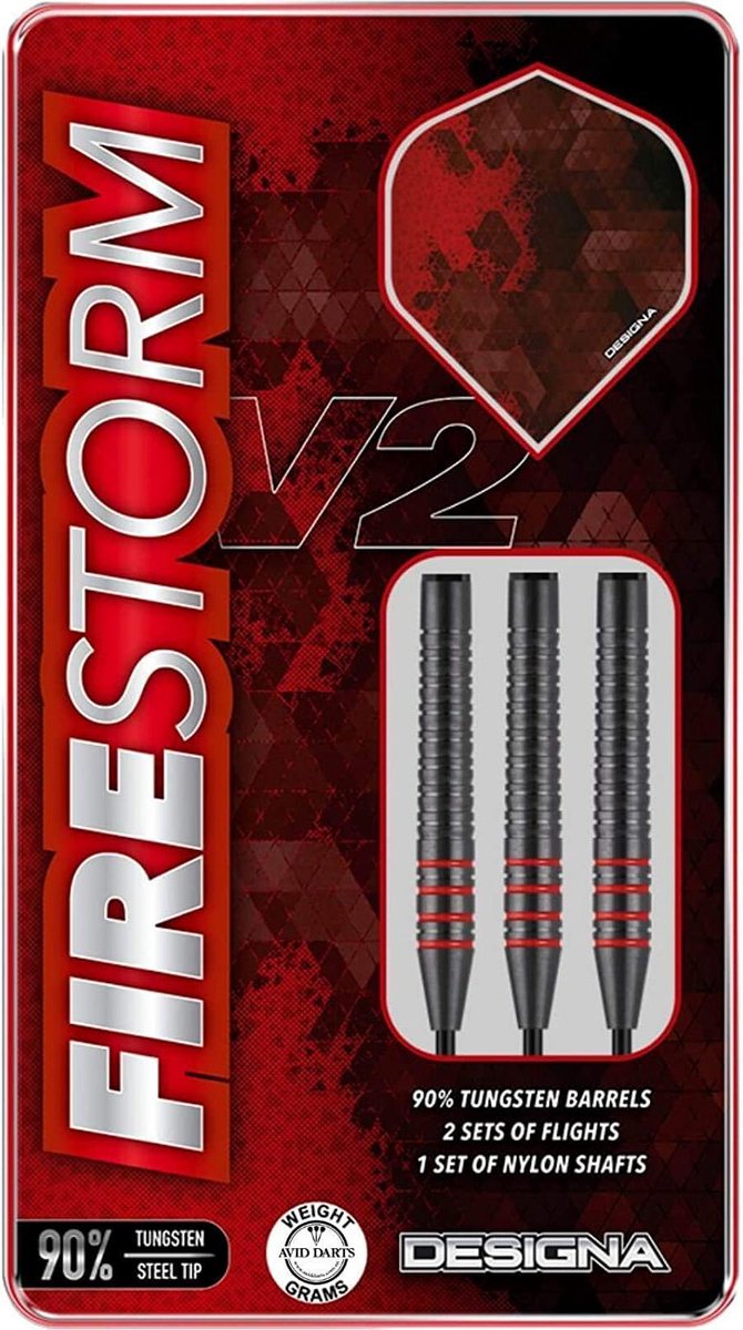 Designa Darts Firestorm V2 Ringed 24 gram van Designa — afbeelding 4