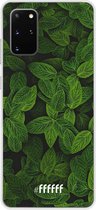 Samsung Galaxy S20+ Hoesje Transparant TPU Case - Jungle Greens #ffffff