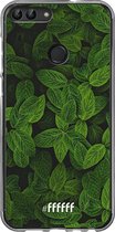 Huawei P Smart (2018) Hoesje Transparant TPU Case - Jungle Greens #ffffff