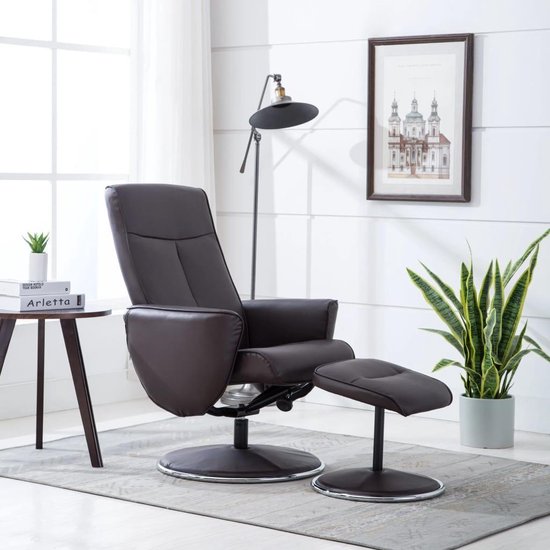 Luxe Fauteuil Leer (Incl LW anti kras viltjes) Loungestoel Lounge