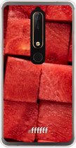 Nokia 6 (2018) Hoesje Transparant TPU Case - Sweet Melon #ffffff