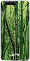 Huawei P10 Plus Hoesje Transparant TPU Case - Bamboo #ffffff