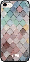 iPhone 7 Hoesje TPU Case - Color Tiles #ffffff