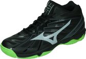 Mizuno Wave Hurricane 3 Mid - Zwart - maat 46