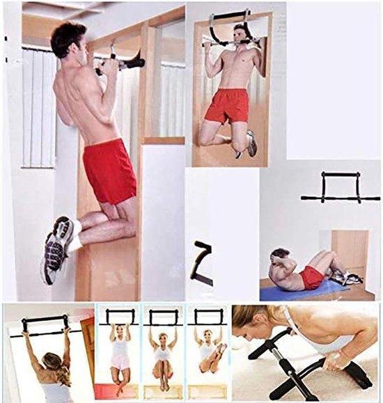 Barre D'Entraînement Portable Pour Haut Du Corps - Fitness à Domicile - Noir
