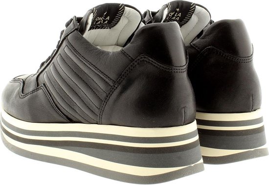 VIA VAI Mila Bow sneakers - zwart, ,39 / 6 | bol.com