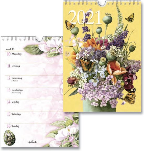 Marjolein Bastin Weekkalender 2021 Butterflies - Hallmark