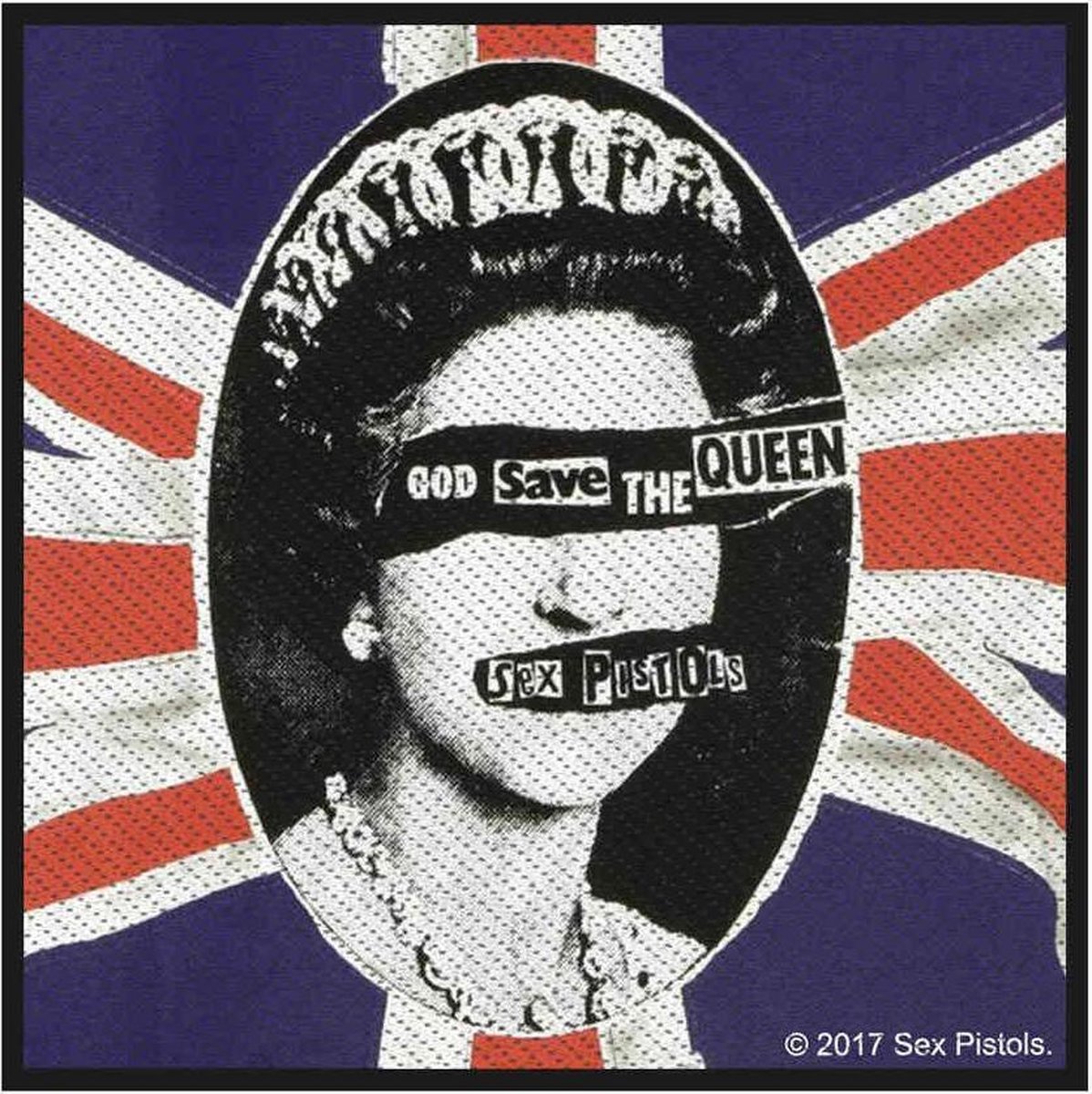 tegenkomen Echt Lezen Sex Pistols Patch God Save The Queen Multicolours | bol.com