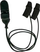 Ear Gear - Mini - Zwart - met koord - hoortoestellen - tegen vocht en wind